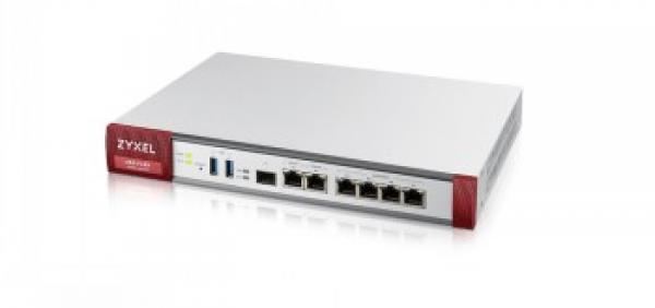 Zyxel USG Flex 200 Firewall 10/100/1000, 2*WAN, 4*LAN/DMZ ports, 1*SFP, 2*USB with 1 Yr UTM bundle