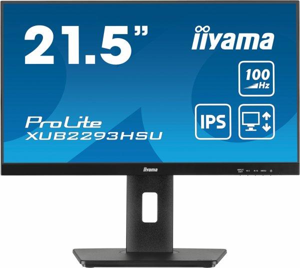 iiyama ProLite XUB2293HSU-B6 21.5" 1920 x 1080 (Full HD) HDMI DisplayPort 100Hz Pivot Skrm