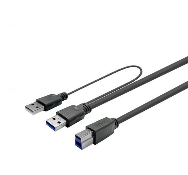 Vivolink USB 3.0 Active 7 m kuparikaapeli A uros - B uros 7 m (yhteensopiva USB 2.0:n ja USB 3.0:n kanssa)