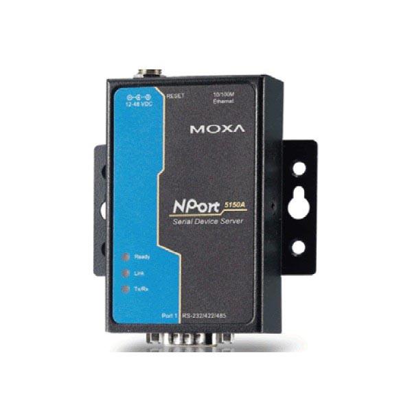 Moxa NPort sarjaporttpalvelin, 1 portti, RS323/422/485, RJ-45,