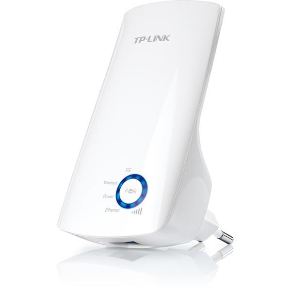 TP-LINK, langaton signaalinvahvistin/ethernetsovitin, 300Mbps, WPS, RJ45, 802.11b/g/n, valkoinen