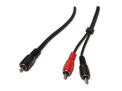 Assmann RCA Adapter Cable RCA(m)-2xRCA(m) 1,5m