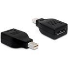 DeLOCK Mini DisplayPort - DisplayPort, musta
