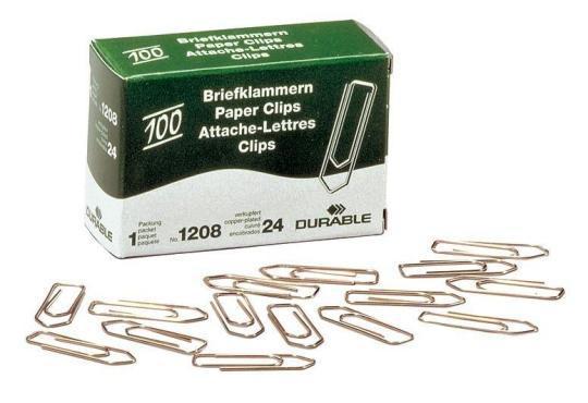 Durable paperiliitin 50mm 100kpl kupari