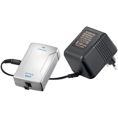 Ääniadapteri, digitaalinen, koaksiaali > optinen Toslink