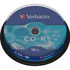 Verbatim CD-R, 52x,700MB/80 min,10-pakkaus,spindle,Extra Protection