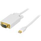 Mini DisplayPort - VGA(HD15)-kaaapeli, 20-pin u - 15-pin u 2m valk
