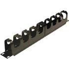 Kaapelikouru 19", 1U, 10 pidikettä