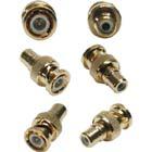 Adapteri RCA n - BNC u, kullatut liittimet