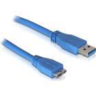 DeLOCK USB 3.0 kaapeli, A u - Micro B u, 3m, sin