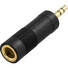 Multimediaadapteri 6,3mm naaras - 3,5mm stereo uros