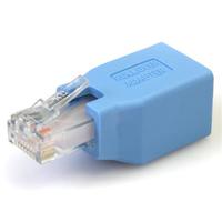 StarTech.com Cisco Console Rollover Adapter for RJ45 Cable - Network adapter cable - RJ-45 (M) to RJ-45 (F) - blue - ROLLOVER Kabel til netvrksadapter Bl