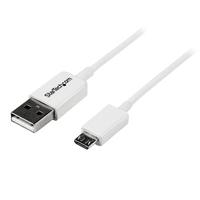 StarTech USB-A to Micro USB 1m M/M White