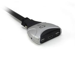 LevelOne KVM-Switch 2 PC HDMI+USB