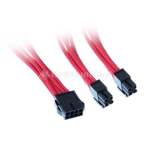 Silverstone 8-Pin-EPS auf 4+4-Pin-ATX/EPS - 300mm rot