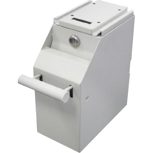 Säilytyslaatikko seteleille, 4 avainta, kiinnikkeet, beige