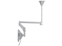 NEOMOUNTS BY NEWSTAR MEDICAL FLAT SCREEN CEILING MOUNT (162 CM LONG/170 CM HIGH) BOX 1/2 10-24" WHITE