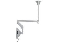 NEOMOUNTS BY NEWSTAR MEDICAL FLAT SCREEN CEILING MOUNT (162 CM LONG/170 CM HIGH) BOX 1/2 10-32" WHITE