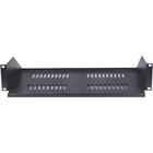 19" kiinteä hylly, 2U, 267mm syvä, max 8kg