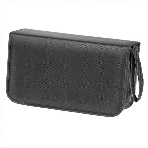HAMA CD/DVD/Blu-ray Wallet 120 Musta