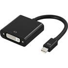 DELTACO Mini DisplayPort-DVI-D sovitin, 20-pin u-24-pin n, 0,05m musta