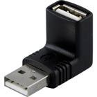 Sovitin, USB-A uros - USB-A naaras, kulmaliitin