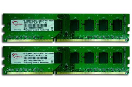 G.Skill NT Value - DDR3 1333 Mhz - 8GB KIT (2 x 4GB)