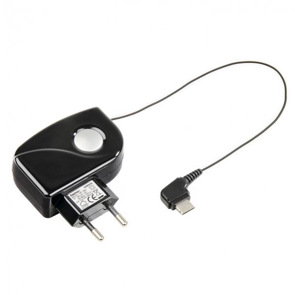 HAMA Laturi 220V MicroUSB Roll-Up