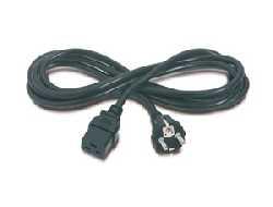 APC POWER CORD, C19 - SCHUKO, 2,5 M, 16A