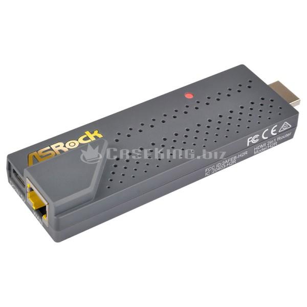 ASRock H2R HDMI Dongle 2-In-1 Travel Router, HDMI