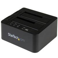 StarTech Standalone Hard Drive Duplicator, Dual Bay HDDSSD ClonerCopier, USB 3.1 (10 Gbps) to SATA III (6Gbps) HDDSSD Docking Station, Hard Disk Duplicator Dock - Hard Drive Cloner - Kiintolevykahdennin - 2 telineet (SATA-300) malleihin P/N TBLT3MM1
