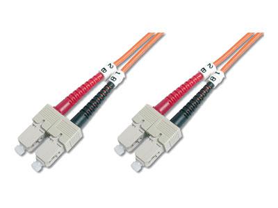 Digitus DK-2522-10/3 Fiber Optic Patch Cable SC-SC Multimode Duplex OM3 10m