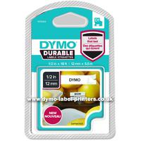 DYMO D1 Durable 12 mm x 5,5 M, Black on White