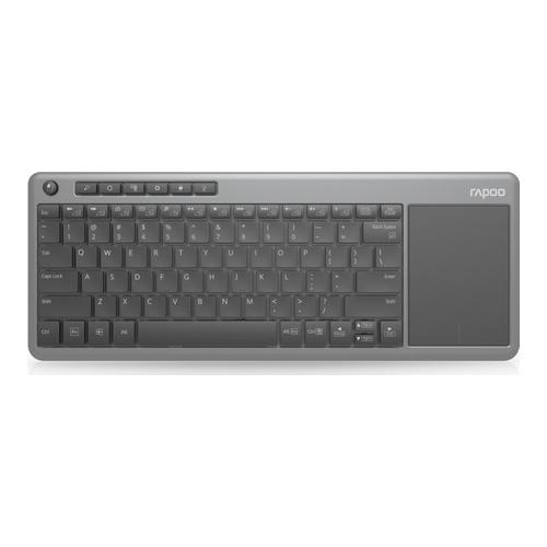 K2600 Langaton näppäimistö, kosketuslevyllinen, harmaa