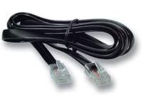 MicroConnect RJ12 - RJ45 3m M/M Black, adapterikaapeli