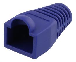 DELTACO RJ45 liitinsuoja, 5,6mm halkaisija, sininen, 20 kpl