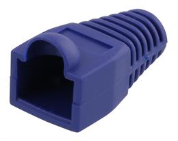 DELTACO RJ45 liitinsuoja, 6,8mm halkaisija, sininen, 20 kpl