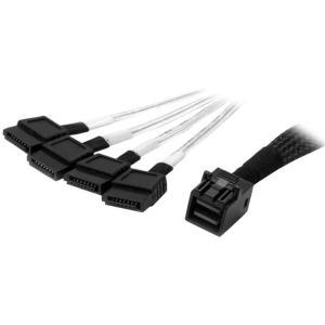 1M mini-SAS HD SFF-8643 TO 4X SATA CABLE