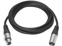 XLR M/F cable 10 m Black