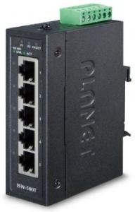 PLANET ISW-500T 5x10/100, -40...+75C Industrial Switch, IP30