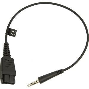 HEADSET CABLE F/ SPEAKER 410, Jabra QD/3.5mm, QD, 3.5mm