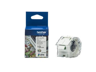 Brother CZ1003 Etikettrulle 19mm, 5m