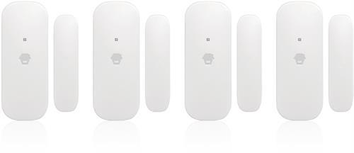 Smanos DS2300*4 - Paketti neljällä magneettisella ovitunnistimella Smanosin hälytinjärjestelmään, valkoinen