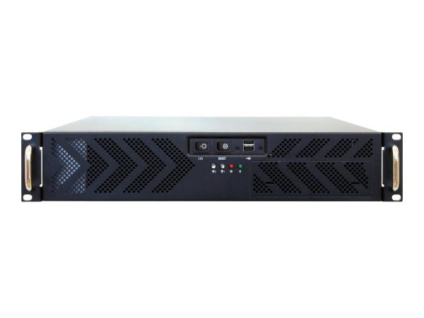 Chieftec UNC-210T-B/1x400W 19" 2U chassi, Black, USB 3.0