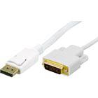 DELTACO DisplayPort - DVI monitorikaapeli, 20-pin u-u 1 m