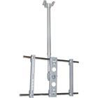 Näytön/television kattokiinnike, 30-63", kantokyky max 75 kg, kallistettava 15°, korkeuden säätö 570mm, hopea