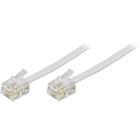 Modulaarikaapeli, 6P4C(RJ11) > 6P4C(RJ11), 2m, valk