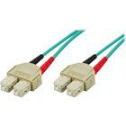 DELTACO kuitukaapeli, SC - SC, 50/125, OM3, duplex, multimode, 10m