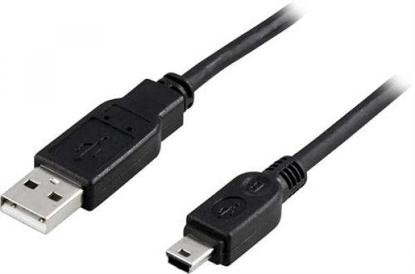 USB kaapeli A-MiniB u-u, 2m