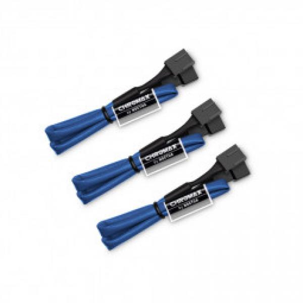 Noctua NA-SEC1 chromax.blue-tuulettimen jatkojohtosarja - sininen, 3x30 cm